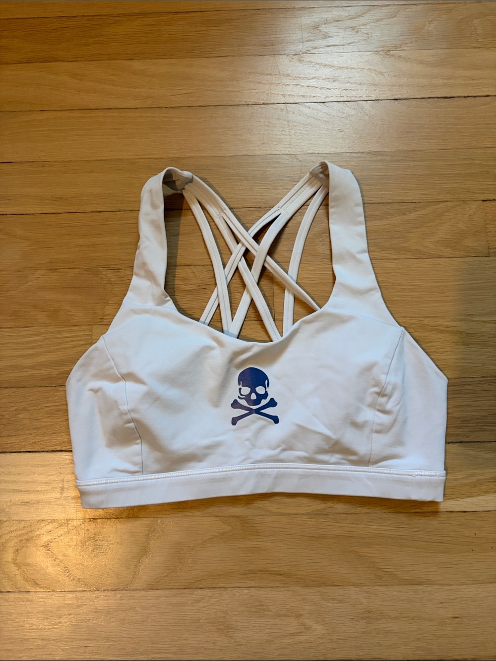 Lululemon white sports bra